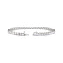 Sapphire Row Lab-Grown Diamond Four-Prong Tennis Bracelet - 14K White Gold, 7 ctw (view 2)