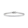 Sapphire Row Lab-Grown Diamond Four-Prong Tennis Bracelet - 14K White Gold, 8 ctw