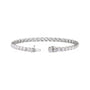 Sapphire Row Lab-Grown Diamond Four-Prong Tennis Bracelet - 14K White Gold, 9 ctw (view 2)