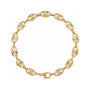 Sapphire Row Lab-Grown Diamond Mariner Link Bracelet - 14K Yellow Gold