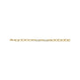 Sapphire Row Lab-Grown Diamond Pavé Paperclip Bracelet - 14K Yellow Gold (view 3)