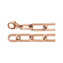 Sapphire Row Lab-Grown Diamond Pavé Paperclip Bracelet - 14K Rose Gold (view 2)