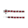 Sapphire Row Lab-Grown Gemstone Emerald-Cut Bezel Tennis Bracelet - Ruby, 14K White Gold (view 3)