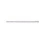 Sapphire Row Natural Gemstone Emerald-Cut Bezel Tennis Bracelet - Amethyst, 14K White Gold (view 4)