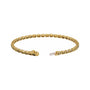 Sapphire Row Natural Gemstone Emerald-Cut Bezel Tennis Bracelet - Citrine, 14K Yellow Gold (view 2)