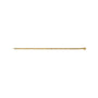 Sapphire Row Natural Gemstone Emerald-Cut Bezel Tennis Bracelet - Citrine, 14K Yellow Gold (view 4)
