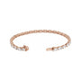 Sapphire Row Lab-Grown Diamond Oval & Round Tennis Bracelet - 14K Rose Gold (view 2)