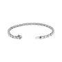 Sapphire Row Lab-Grown Diamond Oval & Round Tennis Bracelet - 14K White Gold (view 2)