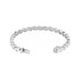 Sapphire Row Lab-Grown Diamond Fancy Pear Tennis Bracelet - 14K White Gold (view 3)