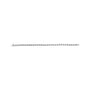 Sapphire Row Lab-Grown Diamond Prong-Set Pear Tennis Bracelet - 14K White Gold (view 4)