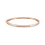 Sapphire Row Lab-Grown Diamond Baguette Bangle Bracelet - 14K Rose Gold