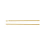 Sapphire Row Gold Hollow Cuban Chain Bracelet - Default Title (view 3)