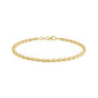 Sapphire Row Gold Bead Bracelet - Default Title
