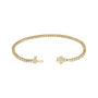 Sapphire Row Lab-Grown Diamond Round Four-Prong Tennis Bracelet - 14K Yellow Gold, 1.8 mm · 2 ctw (view 2)