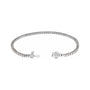 Sapphire Row Lab-Grown Diamond Round Four-Prong Tennis Bracelet - 14K White Gold, 1.8 mm · 2 ctw (view 2)