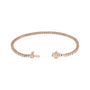 Sapphire Row Lab-Grown Diamond Round Four-Prong Tennis Bracelet - 14K Rose Gold, 1.8 mm · 2 ctw (view 2)