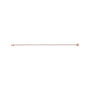 Sapphire Row Lab-Grown Diamond Round Four-Prong Tennis Bracelet - 14K Rose Gold, 2.1 mm · 3 ctw (view 3)