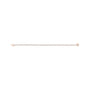 Sapphire Row Lab-Grown Diamond Round Four-Prong Tennis Bracelet - 14K Rose Gold, 2.9 mm · 5 ctw (view 3)
