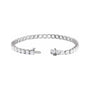 Sapphire Row Lab-Grown Diamond Round Four-Prong Tennis Bracelet - 14K White Gold, 4.25 mm · 12 ctw (view 2)