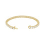 Sapphire Row Lab-Grown Diamond Round Four-Prong Tennis Bracelet - 14K Yellow Gold, 3.9 mm · 10 ctw (view 2)