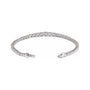Sapphire Row Lab-Grown Diamond Graduated Tennis Bracelet - 14K White Gold (view 3)