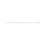Sapphire Row Lab-Grown Diamond Half Tennis Paperclip Bracelet - 14K Yellow Gold (view 2)