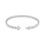 Sapphire Row Lab-Grown Diamond Cluster Tennis Bracelet - 14K White Gold (view 2)