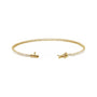 Sapphire Row Natural Diamond Mini Tennis Bracelet - 14K Yellow Gold (view 3)