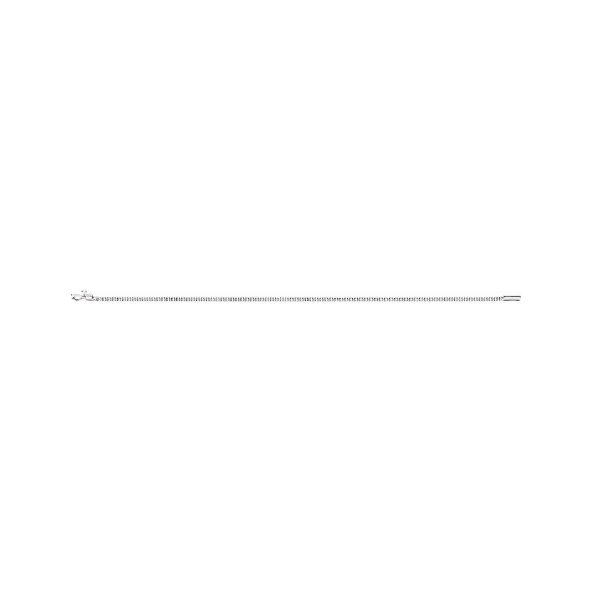 Sapphire Row Lab-Grown Diamond Mini Tennis Bracelet - 14K White Gold, 7" (view 4)