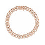 Sapphire Row Natural Diamond Pavé Cuban Link Bracelet - 14K Rose Gold