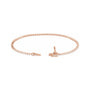 Sapphire Row Natural Diamond Three-Prong Tennis Bracelet - 14K Rose Gold, 1.6 mm · 1 1/2 ctw (view 2)