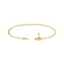 Sapphire Row Natural Diamond Three-Prong Tennis Bracelet - 14K Yellow Gold, 1.6 mm · 1 1/2 ctw