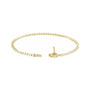 Sapphire Row Lab-Grown Diamond Three-Prong Tennis Bracelet - 14K Yellow Gold, 1.6 mm · 1 1/2 ctw (view 2)