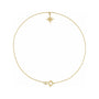 Sapphire Row Gold Starburst Anklet - Default Title