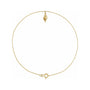 Sapphire Row Gold Seashell Anklet - Default Title