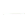 Sapphire Row Lab-Grown Gemstone & Diamond Tennis Bracelet - Ruby, 14K Rose Gold (view 3)