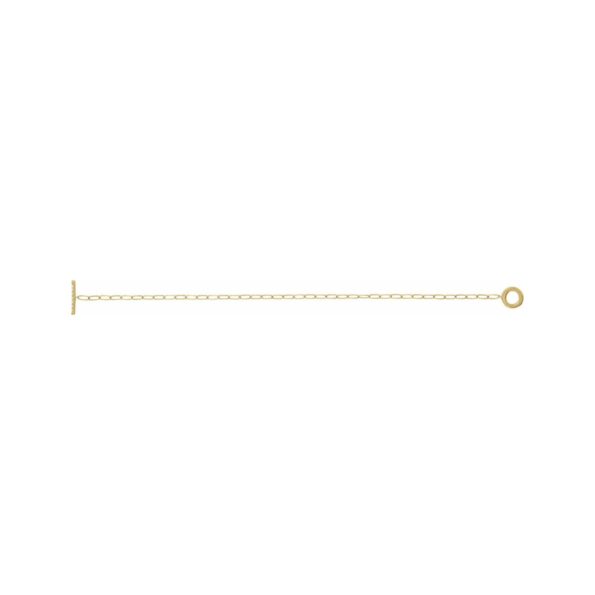 Sapphire Row Natural Diamond Pavé Toggle Bracelet - 14K Yellow Gold (view 3)