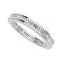 Sapphire Row Natural Diamond Baguette Eternity Band - Platinum (view 5)