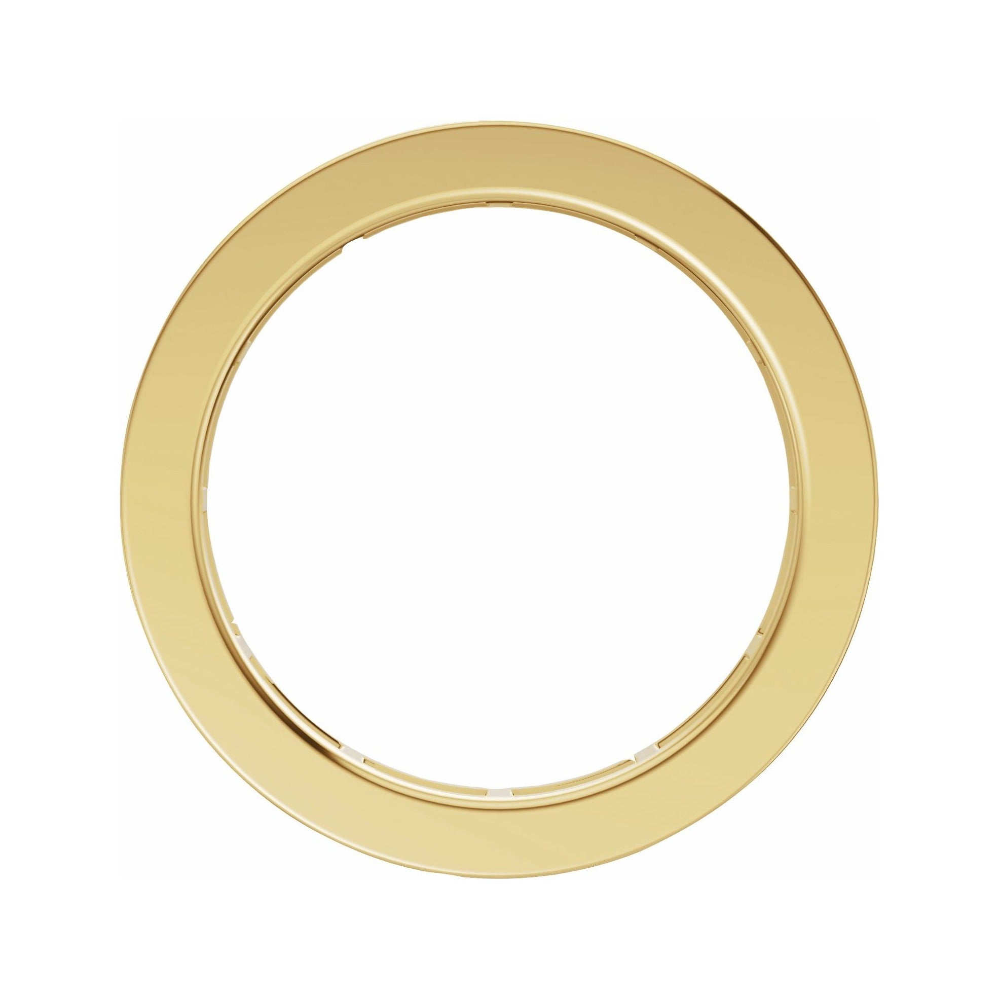 Sapphire Row Natural Diamond Baguette Eternity Band - 14K Yellow Gold (view 2)