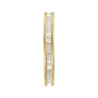 Sapphire Row Natural Diamond Baguette Eternity Band - 14K Yellow Gold (view 4)