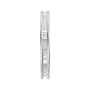 Sapphire Row Natural Diamond Baguette Eternity Band - 14K White Gold (view 4)