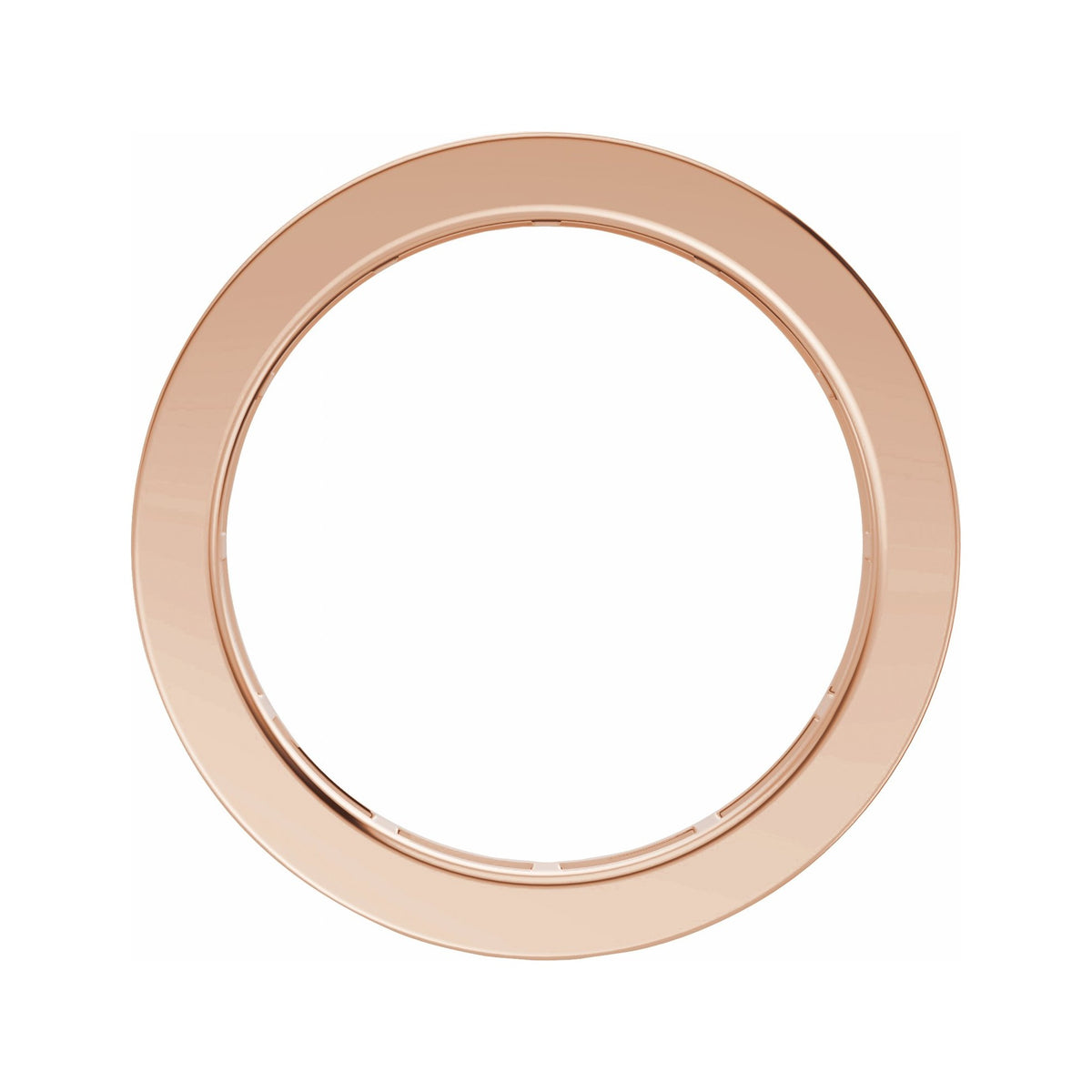 Sapphire Row Natural Diamond Baguette Eternity Band - 14K Rose Gold (view 2)
