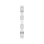 Sapphire Row Natural Diamond Knife-Edge Eternity Band - Platinum, 8 (view 3)