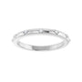 Sapphire Row Natural Diamond Celestial Eternity Band - 14K White Gold, 1.1 mm, 5.5 (view 3)