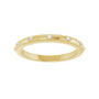 Sapphire Row Natural Diamond Celestial Eternity Band - 14K Yellow Gold, 1.1 mm, 5.5 (view 3)