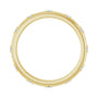 Sapphire Row Natural Diamond Celestial Eternity Band - 14K Yellow Gold, 1.1 mm, 7.5 (view 2)