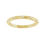 Sapphire Row Natural Diamond Celestial Eternity Band - 14K Yellow Gold, 1.1 mm, 7.5 (view 3)