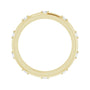 Sapphire Row Natural Diamond Celestial Eternity Band - 14K Yellow Gold, 1.5 mm, 4.5 (view 2)