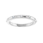 Sapphire Row Natural Diamond Celestial Eternity Band - Platinum, 1.1 mm, 4.5 (view 3)