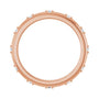 Sapphire Row Natural Diamond Celestial Eternity Band - 14K Rose Gold, 1.1 mm, 5 (view 2)
